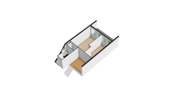 Floorplan - Osseweistraat 36B, 3023 DD Rotterdam